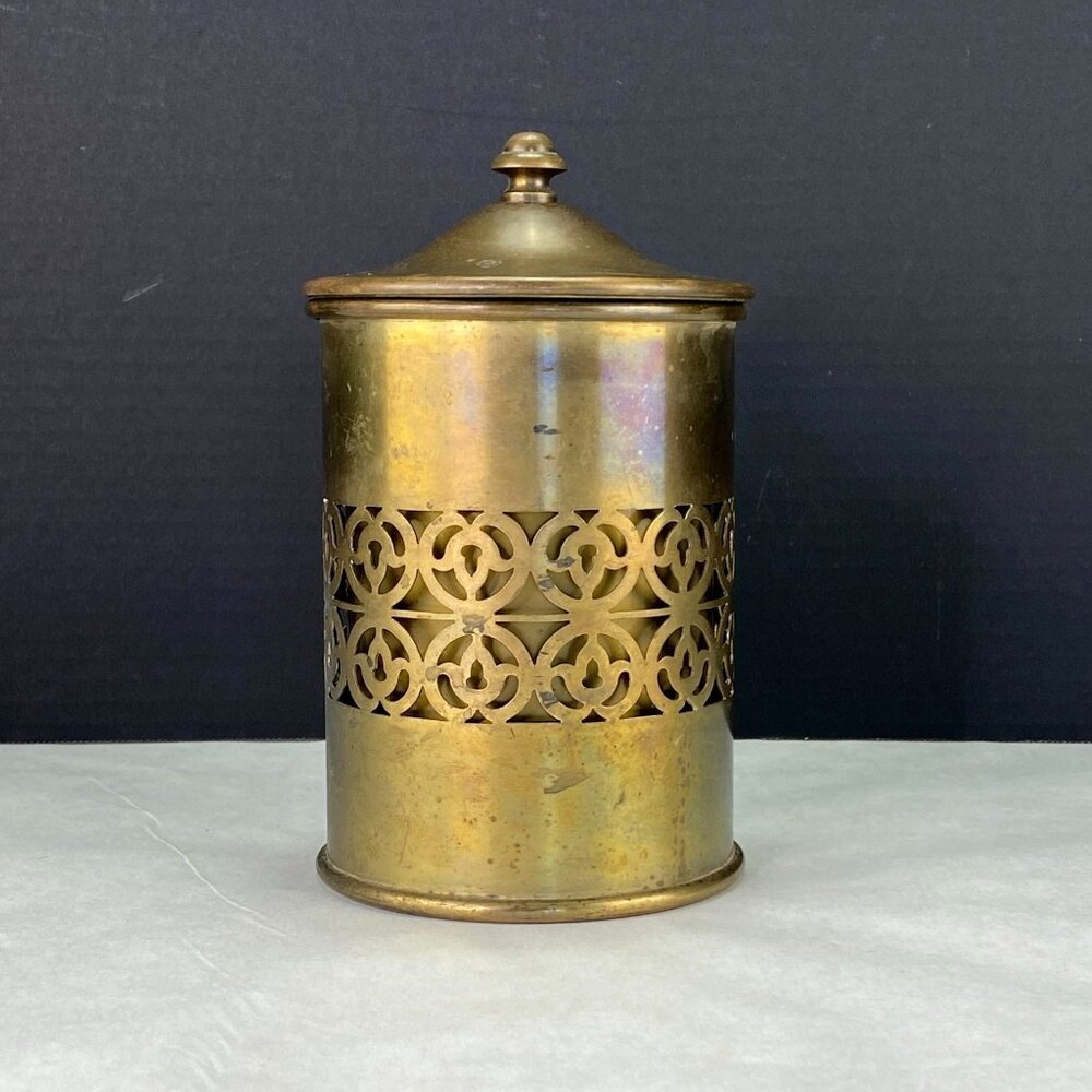 Vintage Bradley Hubbard Humidor Tobacco Jar - Picture 3 of 12